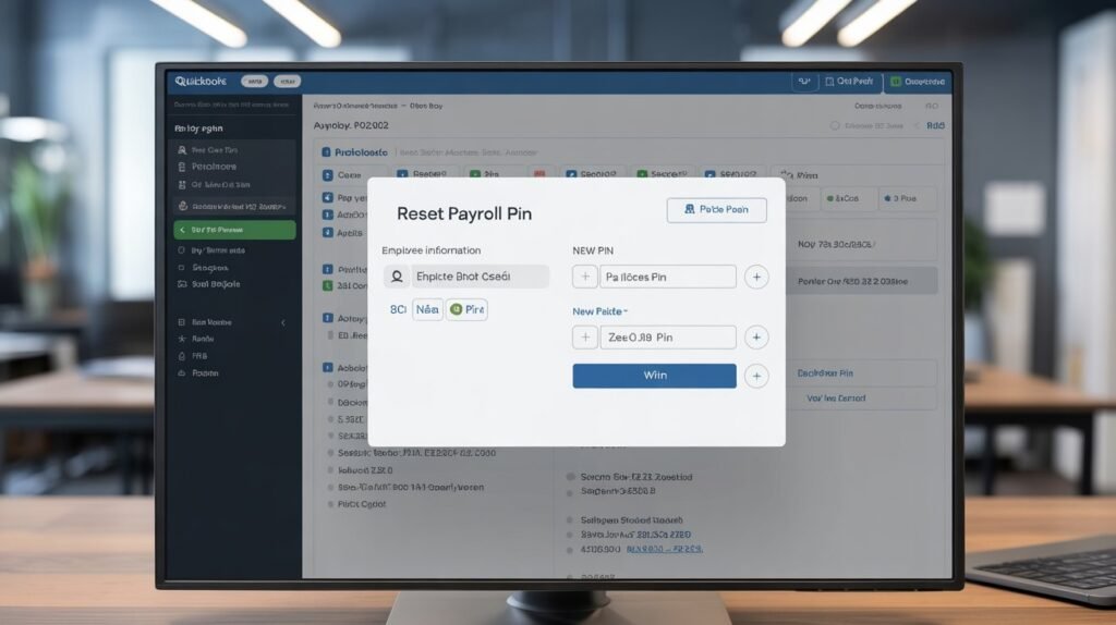 Reset QuickBooks Payroll PIN