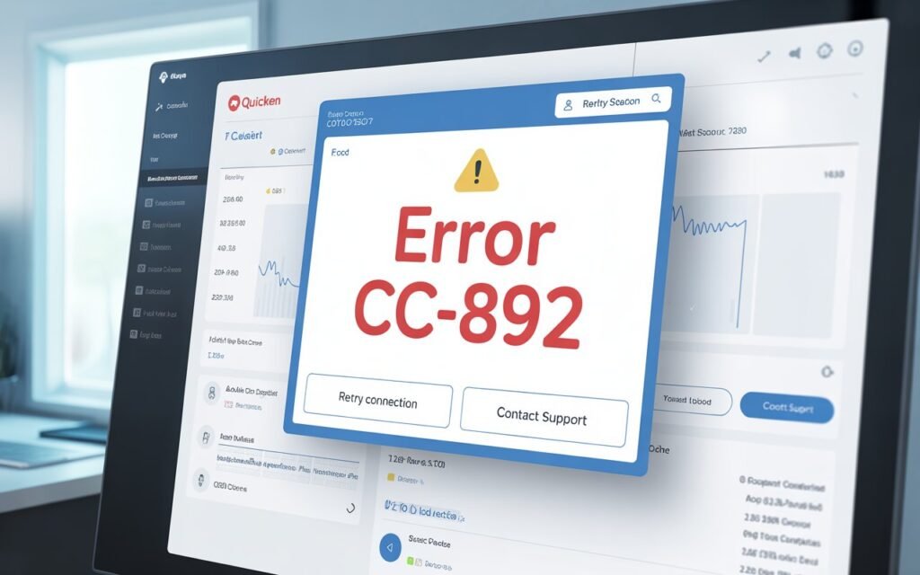 Quicken Error CC-892
